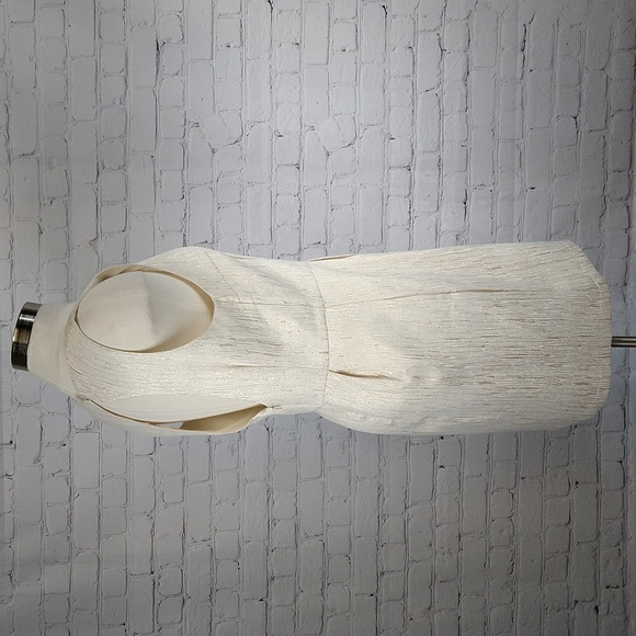 Sanctuary Cream & Gold Cocktail Dress, Size L - Picture 3 of 7
